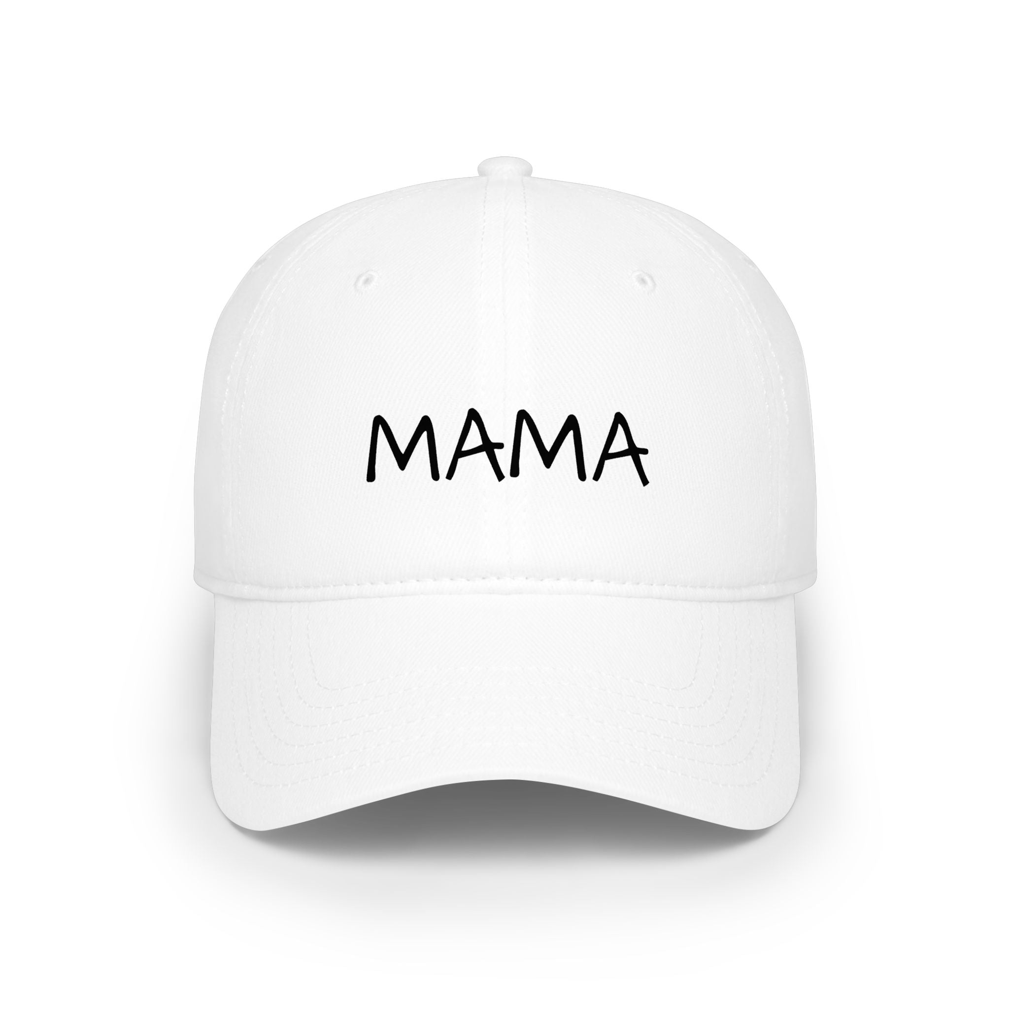 Mama Embroidered Baseball Cap — Minimalist Mom Hat, Mother's Day Gift